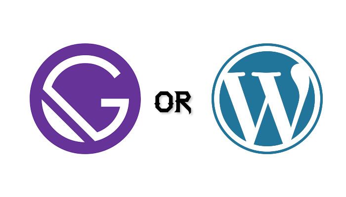 Gatsby or WordPress